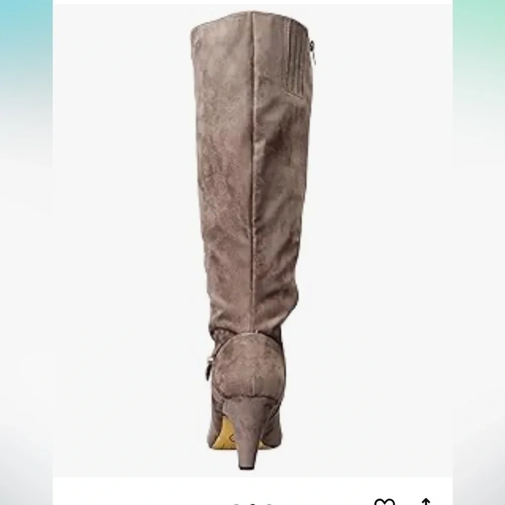 NWT Bella Vita Women's Sasha Tall Boot Grey Super Suede 7m